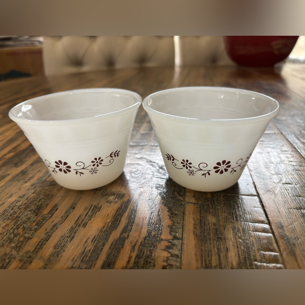 Dynaware Pyr-O-Rey Custard Cups Set of two (2)